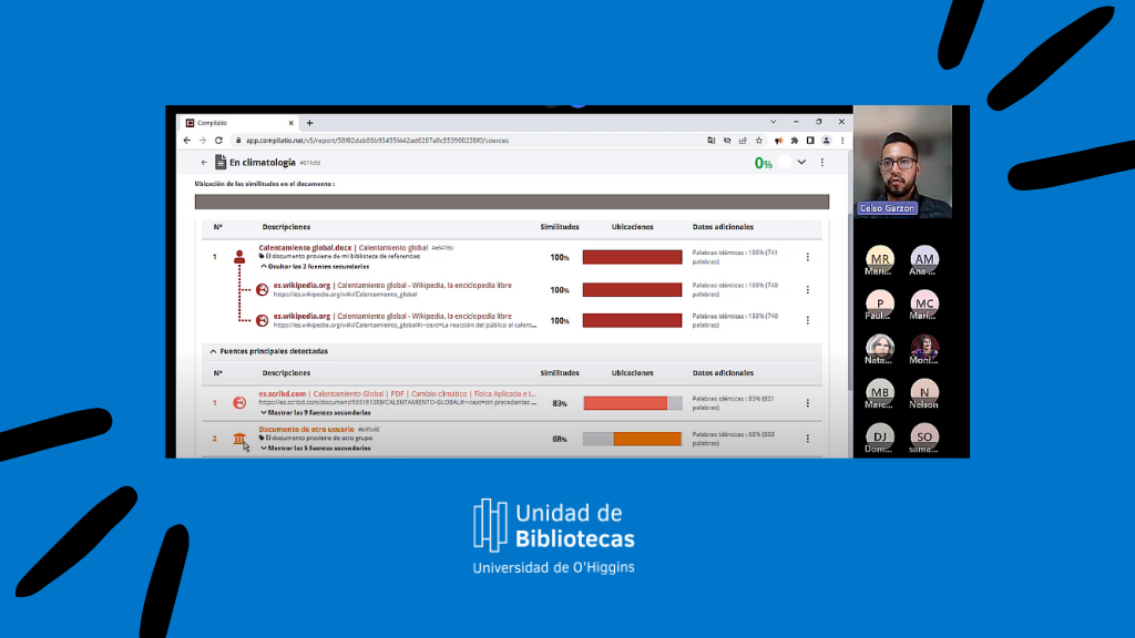 EXITOSA CAPACITACIÓN EN COMPILATIO
